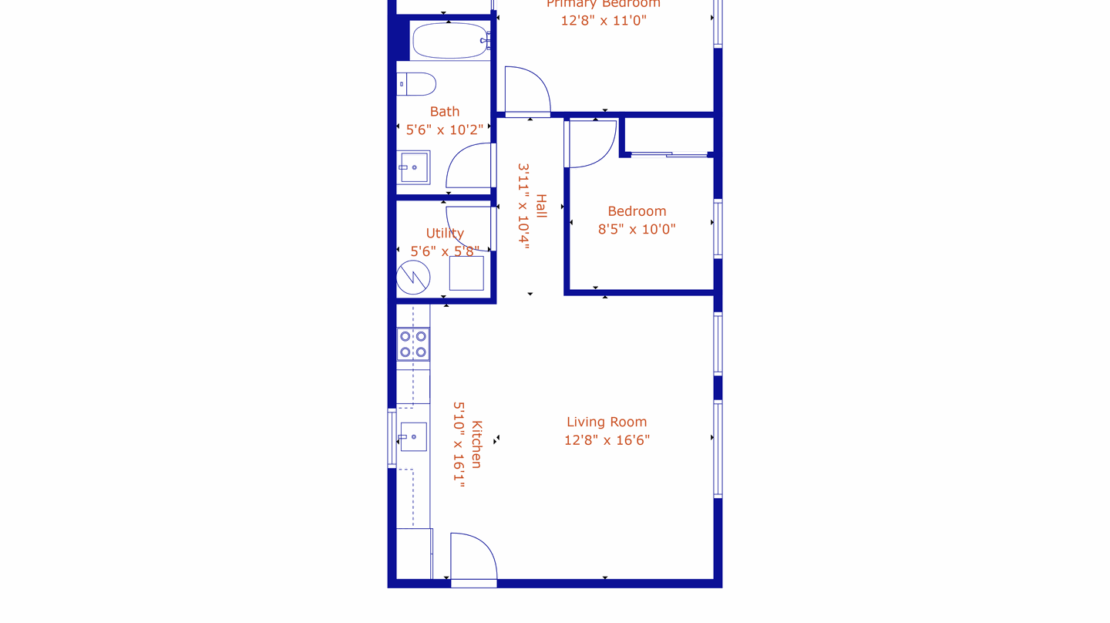 11404 SE Holgate Blvd - C - Portland - Oregon - 2 bed, 1 bath rental property