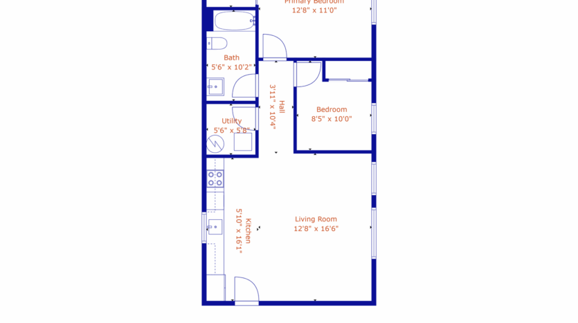 11404 SE Holgate Blvd - C - Portland - Oregon - 2 bed, 1 bath rental property