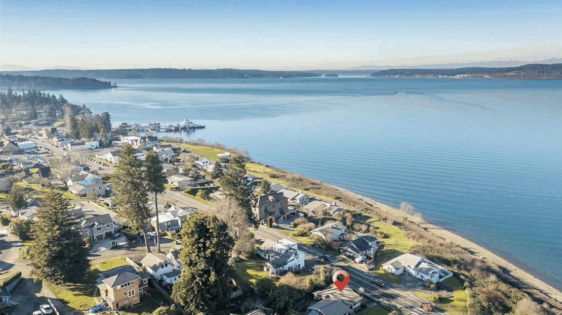 613 615 Lafayette Street - Steilacoom - Washington - 2 bed, 1 bath rental property
